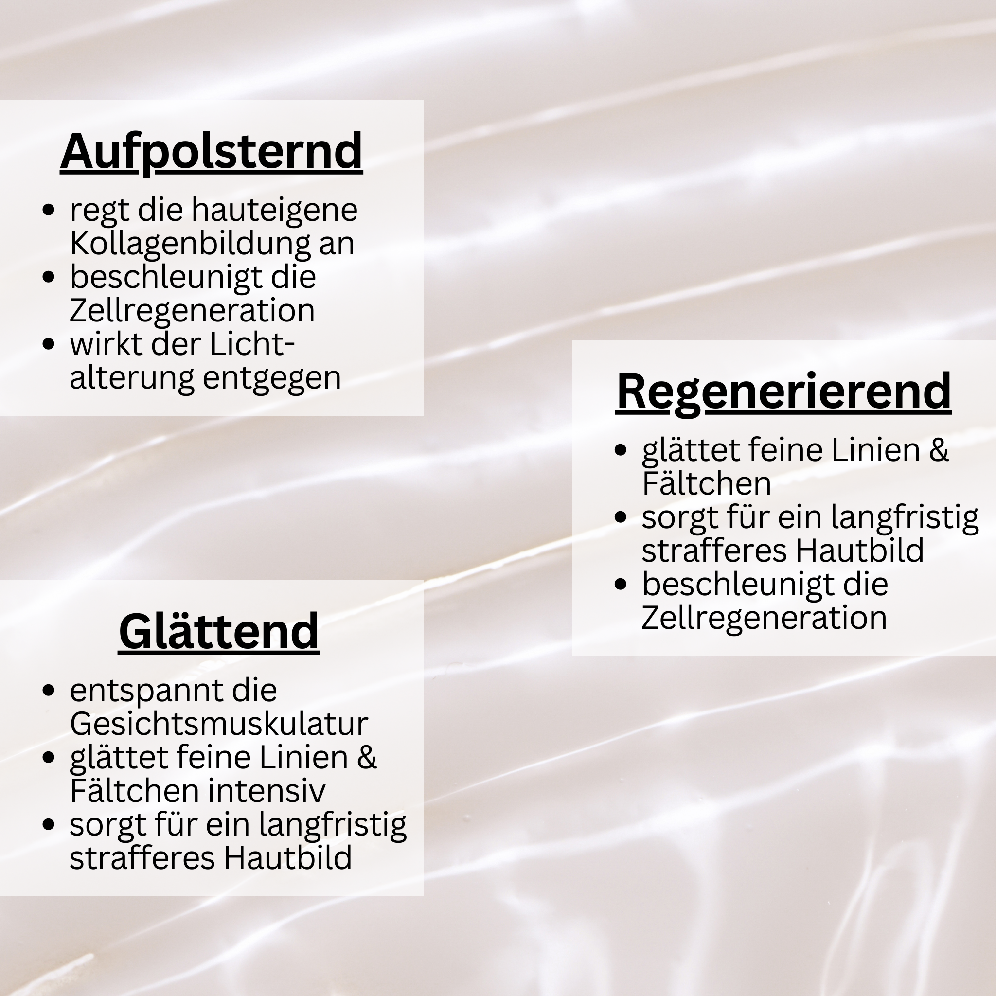 Kundinnen empfehlen das Serum wegen dem Botoxeffekt