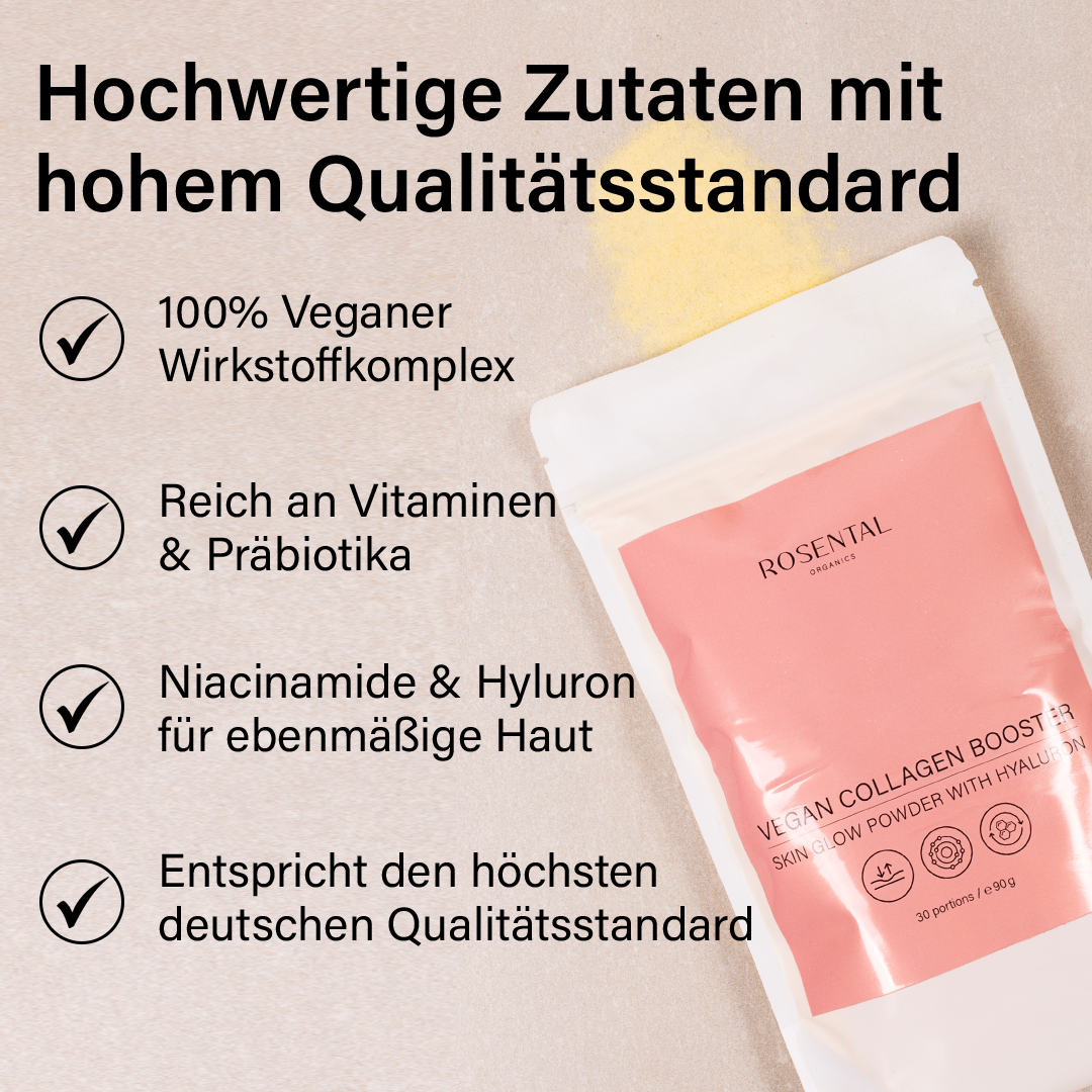 Einzigartiger Wirkstoffkomplex für eine optimale Wirkung für eine gesunde, natürliche Schönheit