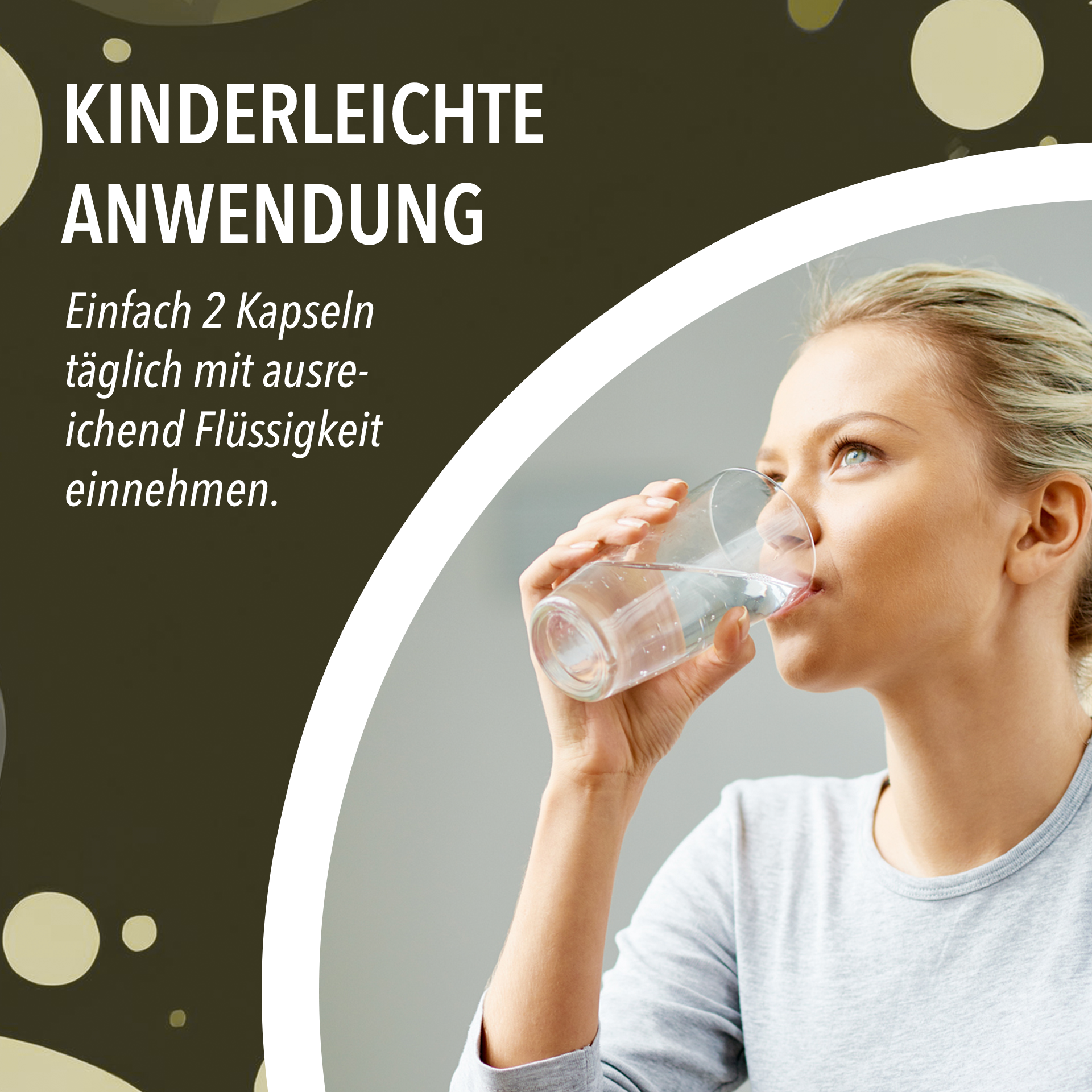 Nur 2 Kapseln pro Tag für eine effektive Symptomlinderung